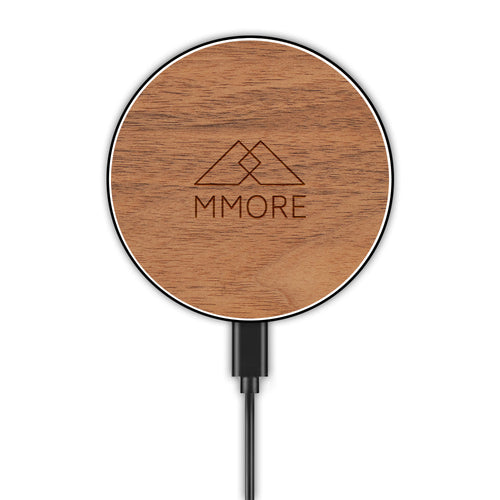 Wireless Charger with Organic and Wood Material