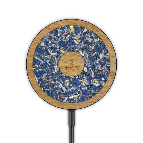 Wireless Charger with Organic and Wood Material