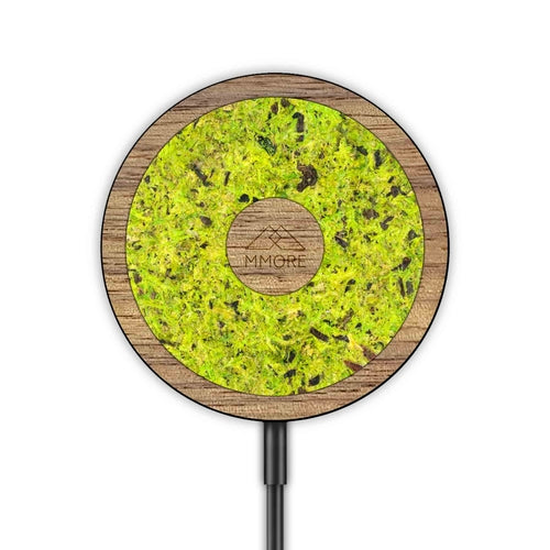 Wireless Charger with Organic and Wood Material