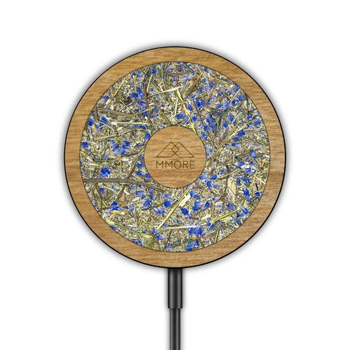Wireless Charger with Organic and Wood Material