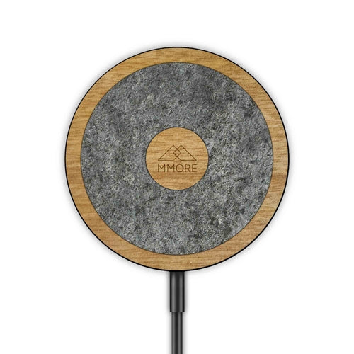 Wireless Charger with Organic and Wood Material